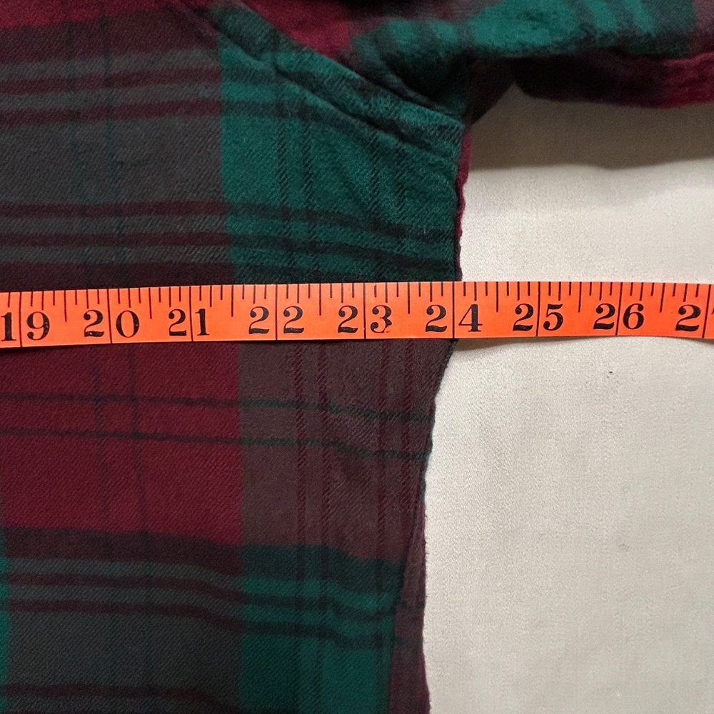 Brooks Brothers Men’s XL Regent Fit Red Green Plaid Flannel Shirt 1818 - Picture 6 of 7